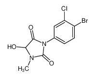 3-(4-bromo-3-chloro-phenyl)-5-hydroxy-1-methyl-imidazolidine-2,4-dione CAS:38648-13-4 manufacturer & supplier