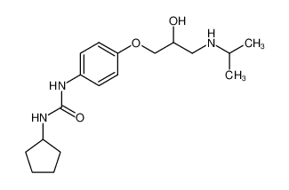 1-Cyclopentyl-3-[4-(2-hydroxy-3-isopropylamino-propoxy)-phenyl]-urea CAS:38649-79-5 manufacturer & supplier