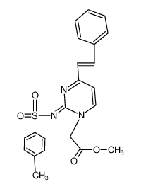 [4-styryl-2-(toluene-4-sulfonylimino)-2H-pyrimidin-1-yl]-acetic acid methyl ester CAS:38652-97-0 manufacturer & supplier