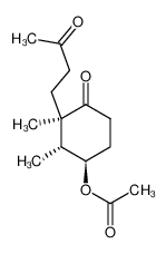 Acetic acid (1R,2R,3R)-2,3-dimethyl-4-oxo-3-(3-oxo-butyl)-cyclohexyl ester CAS:38656-09-6 manufacturer & supplier