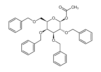 [(2S,3R,4S,5S,6R)-3,4,5-tris(phenylmethoxy)-6-(phenylmethoxymethyl)oxan-2-yl] acetate CAS:3866-62-4 manufacturer & supplier