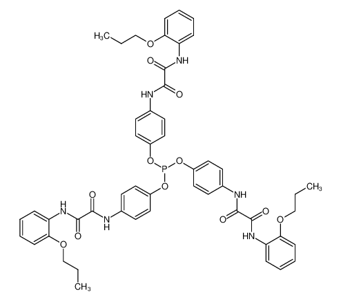 Phosphorous acid tris-{4-[(2-propoxy-phenylaminooxalyl)-amino]-phenyl} ester CAS:38665-36-0 manufacturer & supplier