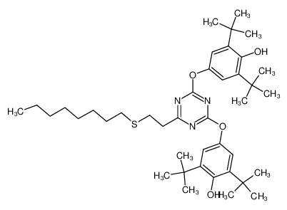 2,6,2',6'-tetra-tert-butyl-4,4'-[6-(2-octylsulfanyl-ethyl)-[1,3,5]triazine-2,4-diyldioxy]-bis-phenol CAS:38665-70-2 manufacturer & supplier