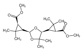 2,5-Di-(2,2-dimethyl-3-cis-carbomethoxy-cyclopropyl)-4,4-dimethyl-1,3-dioxolan CAS:3867-32-1 manufacturer & supplier