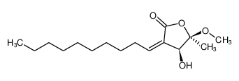 (4S,5R,Z)-3-decylidene-4-hydroxy-5-methoxy-5-methyldihydrofuran-2(3H)-one CAS:386705-28-8 manufacturer & supplier