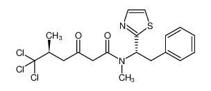 (S)-6,6,6-trichloro-N,5-dimethyl-3-oxo-N-((S)-2-phenyl-1-(thiazol-2-yl)ethyl)hexanamide CAS:386743-21-1 manufacturer & supplier