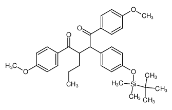 2-[4-(tert-Butyl-dimethyl-silanyloxy)-phenyl]-1,4-bis-(4-methoxy-phenyl)-3-propyl-butane-1,4-dione CAS:386748-00-1 manufacturer & supplier