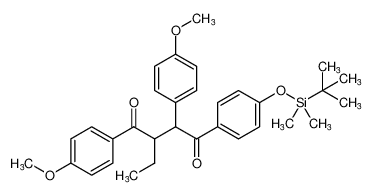 1-(4-((tert-butyldimethylsilyl)oxy)phenyl)-3-ethyl-2,4-bis(4-methoxyphenyl)butane-1,4-dione CAS:386748-03-4 manufacturer & supplier