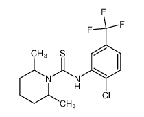 2,6-Dimethyl-piperidine-1-carbothioic acid (2-chloro-5-trifluoromethyl-phenyl)-amide CAS:38675-67-1 manufacturer & supplier