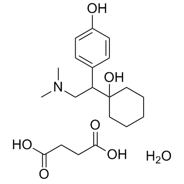 [2-(1-hydroxycyclohexyl)-2-(4-hydroxyphenyl)ethyl]dimethylammonium 3-carboxypropanoate monohydrate CAS:386750-22-7 manufacturer & supplier