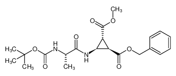 1,2-Cyclopropanedicarboxylic acid,3-[[(2S)-2-[[(1,1-dimethylethoxy)carbonyl]amino]-1-oxopropyl]amino]-,methyl phenylmethyl ester, (1R,2R,3S)- CAS:386768-27-0 manufacturer & supplier