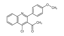 1-[4-chloro-2-(4-methoxy-phenyl)-quinolin-3-yl]-ethanone CAS:3868-80-2 manufacturer & supplier