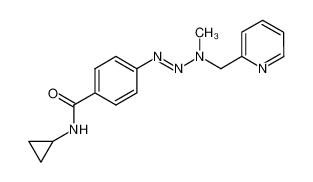 N-cyclopropyl-4-(3-methyl-3-(pyridin-2-ylmethyl)triaz-1-en-1-yl)benzamide CAS:38681-62-8 manufacturer & supplier