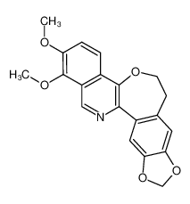 1,2-dimethoxy-6,7-dihydro-[1,3]dioxolo[4',5':4',5']benzo[1',2':4,5]oxepino[3,2-c]isoquinoline CAS:38695-44-2 manufacturer & supplier