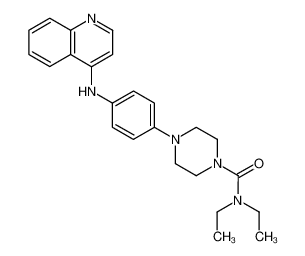 4-(4-quinolin-4-ylamino-phenyl)-piperazine-1-carboxylic acid diethylamide CAS:38698-30-5 manufacturer & supplier