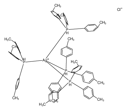 tetrakis(tri-p-tolyl-5-phosphanyl)silver(V) chloride CAS:38705-30-5 manufacturer & supplier