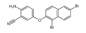 2-Amino-5-(1,6-dibromo-naphthalen-2-yloxy)-benzonitrile CAS:38710-95-1 manufacturer & supplier