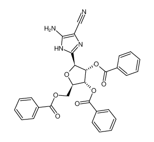 5-amino-2-(tri-O-benzoyl-β-D-ribofuranosyl)-1(3)H-imidazole-4-carbonitrile CAS:38716-35-7 manufacturer & supplier