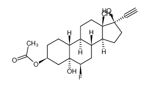 3β-acetoxy-6β-fluoro-19-nor-5α,17βH-pregn-20-yne-5,17-diol CAS:3873-88-9 manufacturer & supplier