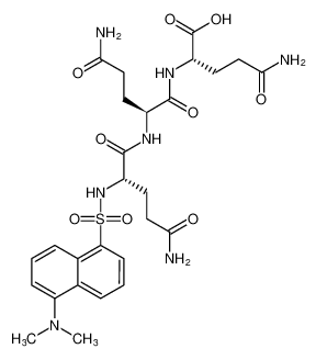 ((5-(dimethylamino)naphthalen-1-yl)sulfonyl)-L-glutaminyl-L-glutaminyl-L-glutamine CAS:387334-89-6 manufacturer & supplier