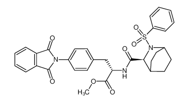 (S)-2-[((S)-2-Benzenesulfonyl-2-aza-bicyclo[2.2.2]octane-3-carbonyl)-amino]-3-[4-(1,3-dioxo-1,3-dihydro-isoindol-2-yl)-phenyl]-propionic acid methyl ester CAS:387337-39-5 manufacturer & supplier