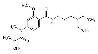 N-[3-(Diethylamino)propyl]-4-(iso-butyryl-N-methylamino)-2-methoxy-benzamide CAS:387357-73-5 manufacturer & supplier