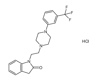 1-(2-(4-(3-(trifluoromethyl)phenyl)piperazin-1-yl)ethyl)indolin-2-one hydrochloride CAS:387399-08-8 manufacturer & supplier