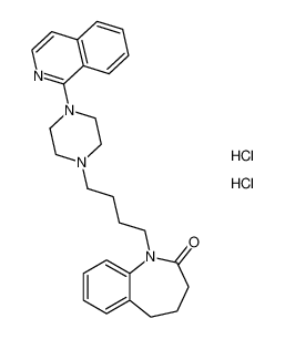 1-(4-(4-(isoquinolin-1-yl)piperazin-1-yl)butyl)-1,3,4,5-tetrahydro-2H-benzo[b]azepin-2-one dihydrochloride CAS:387399-41-9 manufacturer & supplier