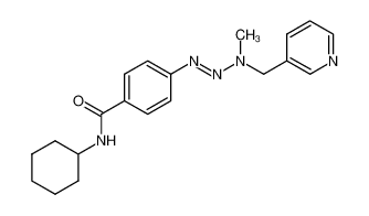 N-cyclohexyl-4-(3-methyl-3-(pyridin-3-ylmethyl)triaz-1-en-1-yl)benzamide CAS:38746-69-9 manufacturer & supplier