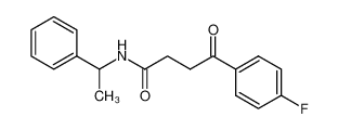 4-(4-Fluoro-phenyl)-4-oxo-N-(1-phenyl-ethyl)-butyramide CAS:38752-63-5 manufacturer & supplier