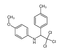 (4-Methoxy-phenyl)-(2,2,2-trichloro-1-p-tolyl-ethyl)-amine CAS:38766-71-1 manufacturer & supplier