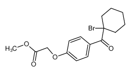 Methyl p-(1-brom)cyclohexylcarbonylphenoxyacetat CAS:38773-61-4 manufacturer & supplier