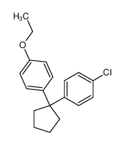 1-chloro-4-(1-(4-ethoxyphenyl)cyclopentyl)benzene CAS:38777-88-7 manufacturer & supplier