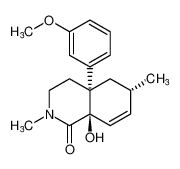 rel-(4aR,6S,8aR)-8a-hydroxy-4a-(3-methoxyphenyl)-2,6-dimethyl-3,4,4a,5,6,8a-hexahydroisoquinolin-1(2H)-one CAS:387821-14-9 manufacturer & supplier