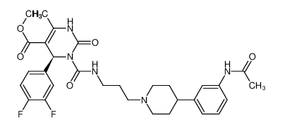 METHYL (4S)-3-{[(3-{4-[3-(ACETYLAMINO)PHENYL]-1-PIPERIDINYL}PROPYL)AMINO]CARBONYL}-4-(3,4-DIFLUOROPHENYL)-6-METHYL-2-OXO-1,2,3,4-TETRAHYDRO-5-PYRIMIDINECARBOXYLATE CAS:387826-15-5 manufacturer & supplier