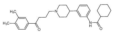 N-(3-{1-[4-(3,4-dimethylphenyl)-4-oxobutyl]-4-piperidinyl}phenyl)cyclohexanecarboxamide CAS:387826-18-8 manufacturer & supplier