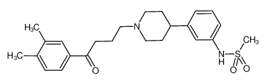 N-(3-{1-[4-(3,4-dimethylphenyl)-4-oxobutyl]-4-piperidinyl}phenyl)methanesulfonamide CAS:387826-22-4 manufacturer & supplier