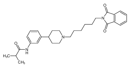 N-(3-(1-(6-(1,3-dioxoisoindolin-2-yl)hexyl)piperidin-4-yl)phenyl)isobutyramide CAS:387826-50-8 manufacturer & supplier