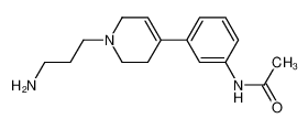 N1-{3-[1-(3-aminopropyl)-1,2,3,6-tetrahydro-4-pyridinyl] phenyl}acetamide CAS:387827-23-8 manufacturer & supplier