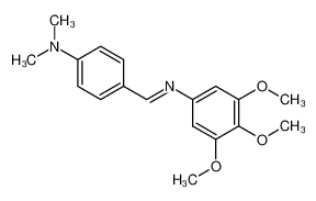 N-(4-(dimethylamino)benzylidene)-3,4,5-trimethoxyaniline CAS:387850-52-4 manufacturer & supplier