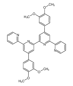 4',4'-bis[3,4-(dimethoxy)phenyl]-2,2':6',2':6',2''-quaterpyridine CAS:387869-12-7 manufacturer & supplier