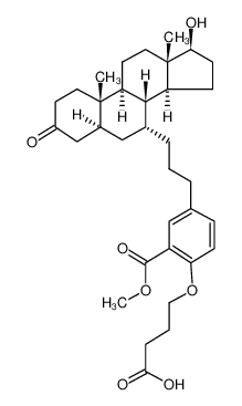 17β-hydroxy-7α-(3-(3-methoxycarbonyl-4-(3-carboxypropoxy)phenyl)propyl)-5α-androstan-3-one CAS:387871-50-3 manufacturer & supplier