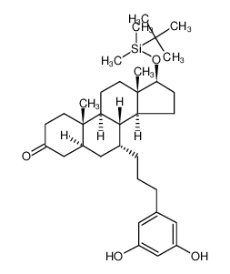 17β-(tert-butyldimethylsilyloxy)-7α-(3-(3,5-dihydroxyphenyl)propyl)-5α-androstan-3-one CAS:387871-52-5 manufacturer & supplier