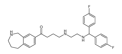 4-((2-((bis(4-fluorophenyl)methyl)amino)ethyl)amino)-1-(2,3,4,5-tetrahydro-1H-benzo[c]azepin-8-yl)butan-1-one CAS:387876-28-0 manufacturer & supplier