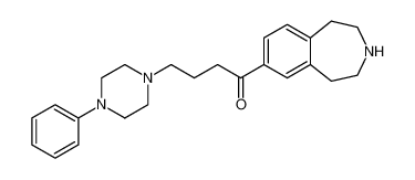 4-(4-phenylpiperazin-1-yl)-1-(2,3,4,5-tetrahydro-1H-benzo[d]azepin-7-yl)butan-1-one CAS:387876-47-3 manufacturer & supplier