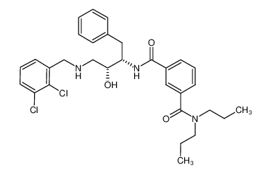 N1-{(1S,2R)-1-benzyl-3-[(2,3-dichlorobenzyl)amino]-2-hydroxypropyl}-N3,N3-dipropylisophthalamide CAS:388062-60-0 manufacturer & supplier