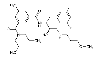 N1-{(1S,2R)-1-(3,5-difluorobenzyl)-2-hydroxy-3-[(3-methoxypropyl)amino]propyl}-5-methyl-N3,N3-dipropylisophthalamide CAS:388063-40-9 manufacturer & supplier