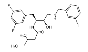 N-{(1S,2R)-1-(3,5-difluorobenzyl)-2-hydroxy-3-[(3-iodobenzyl)amino]propyl}-3-methylpentanamide CAS:388064-64-0 manufacturer & supplier