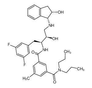 N1-((1S,2R)-1-(3,5-difluorobenzyl)-2-hydroxy-3-{[(1R,2S)-2-hydroxy-2,3-dihydro-1H-inden-1-yl]amino}propyl)-5-methyl-N3,N3-dipropylisophthalamide CAS:388065-13-2 manufacturer & supplier