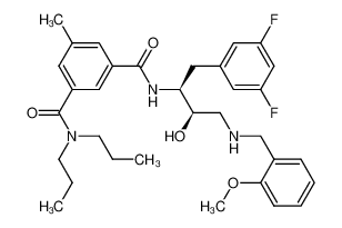 N1-{(1S,2R)-1-(3,5-difluorobenzyl)-2-hydroxy-3-[(2-methoxybenzyl)amino]propyl}-5-methyl-N3,N3-dipropylisophthalamide CAS:388065-42-7 manufacturer & supplier